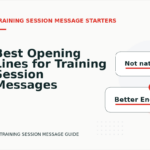 Best Opening Lines for Training Session Messages