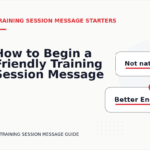 How to Begin a Friendly Training Session Message