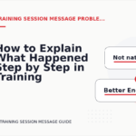 How to Explain What Happened Step by Step in Training Session Message English
