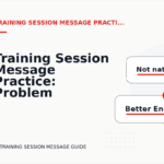 Training Session Message Practice: Problem and Solution Replies