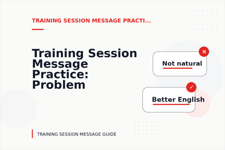 Training Session Message Practice: Problem and Solution Replies Training Session Message Practice: Problem and Solution Replies