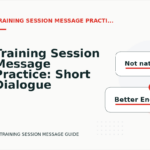 Training Session Message Practice: Short Dialogue Examples