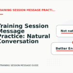 Training Session Message Practice: Natural Conversation Lines