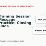 Training Session Message Practice: Closing Lines and Follow-Ups
